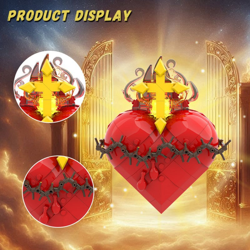 Heart of Thorns Building Block Model with Light