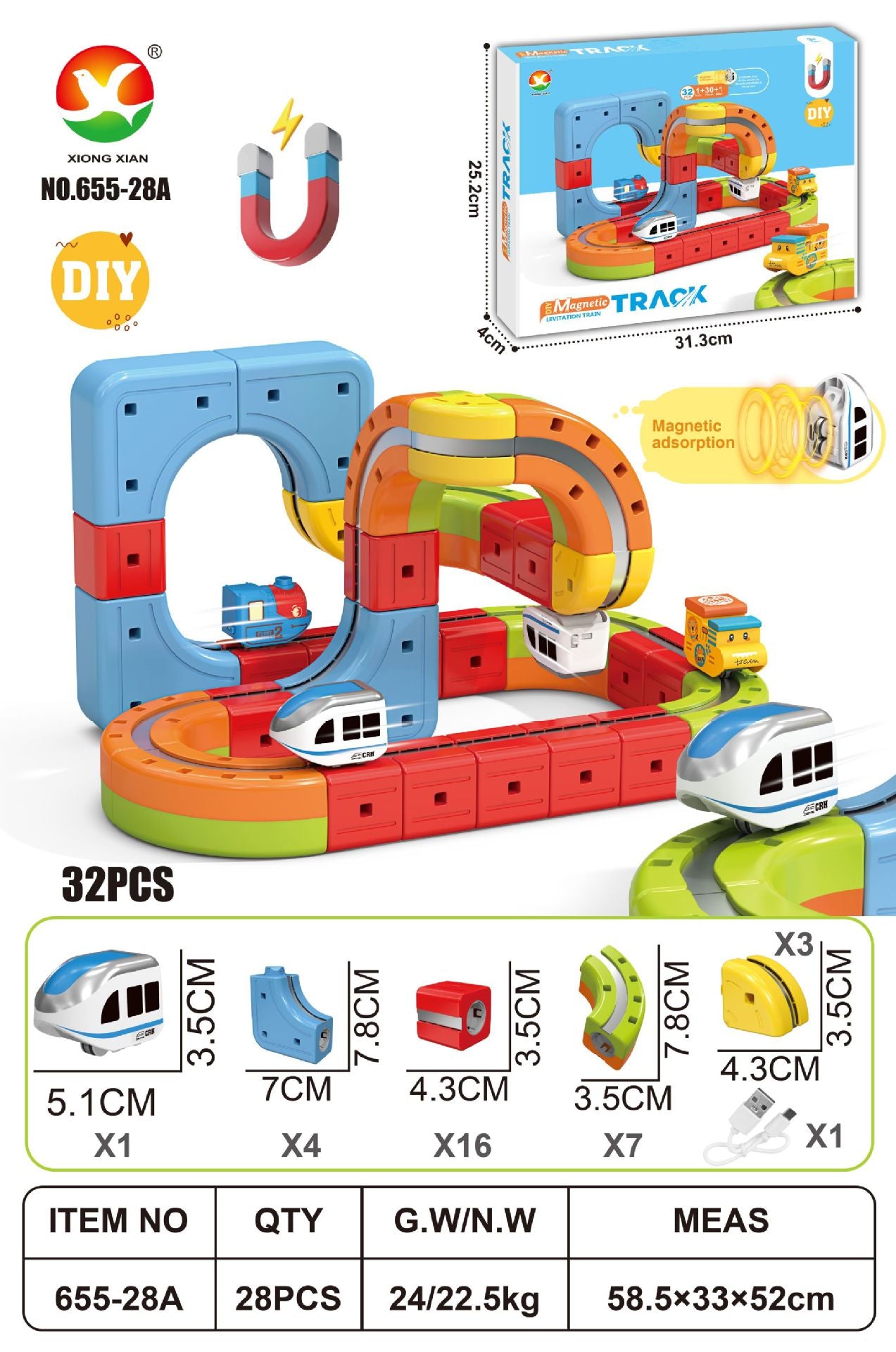 Magnetic Track Toy