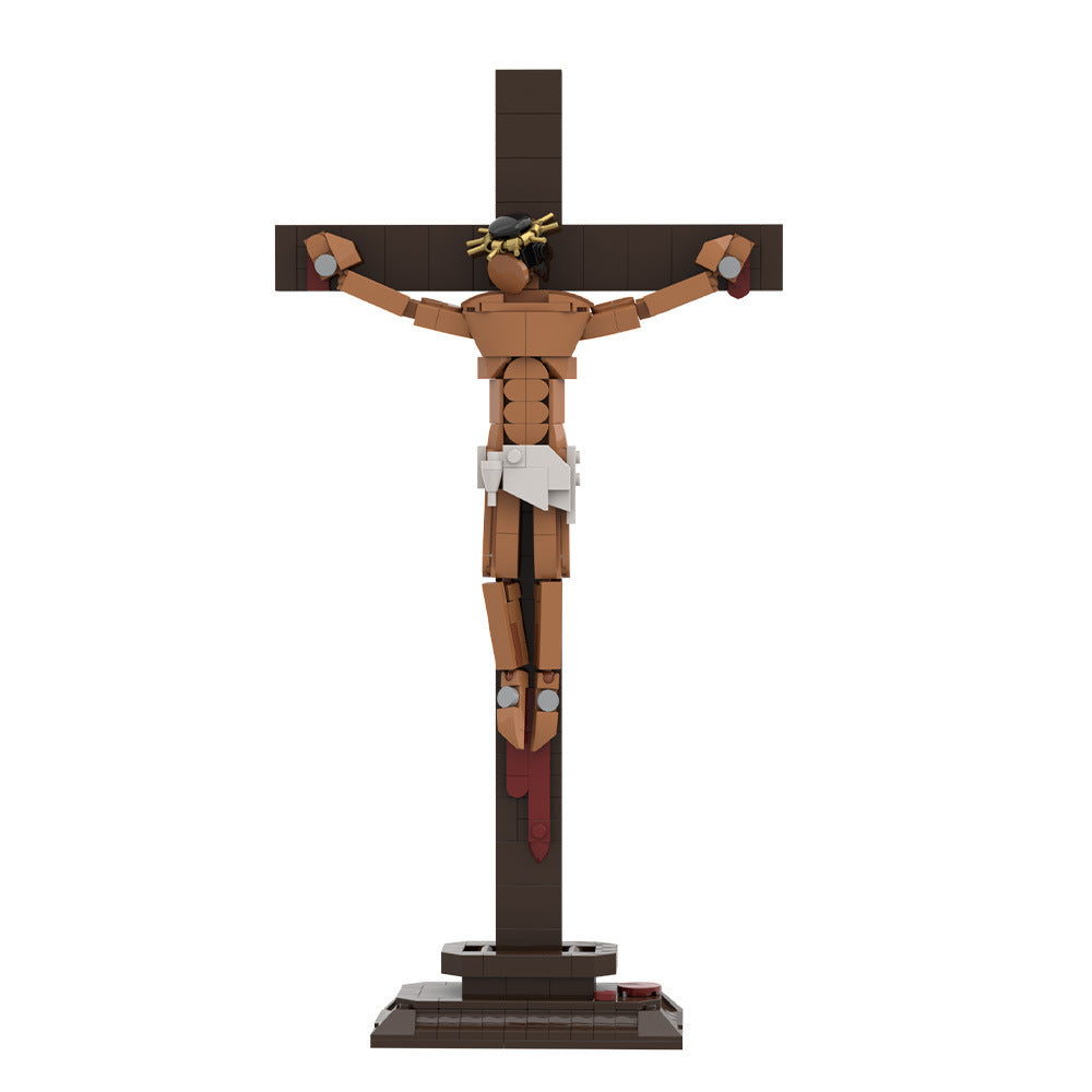 MOC Crucifixion Building Blocks Compatible with Major Brands
