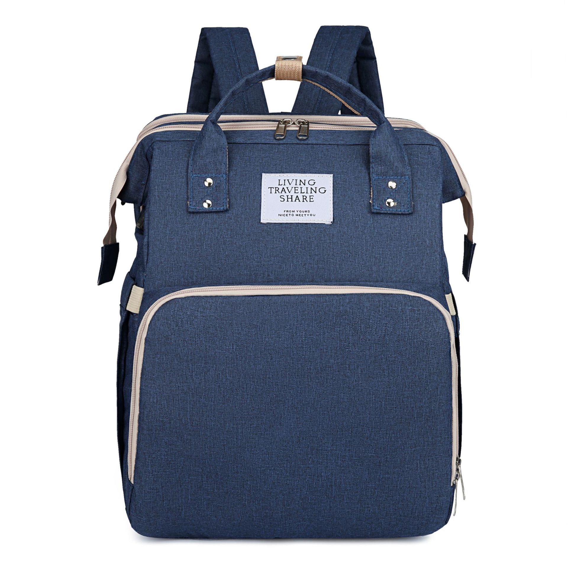 Multifunctional Folding Diaper Backpack