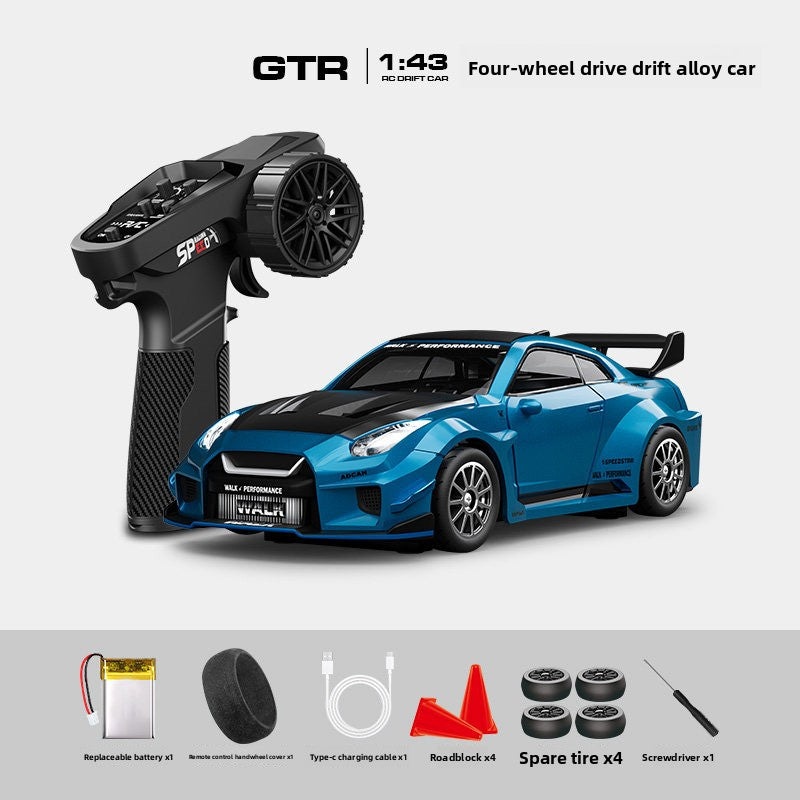 Alloy High-Speed ??Four-Wheel Drive Drift Remote Control Car