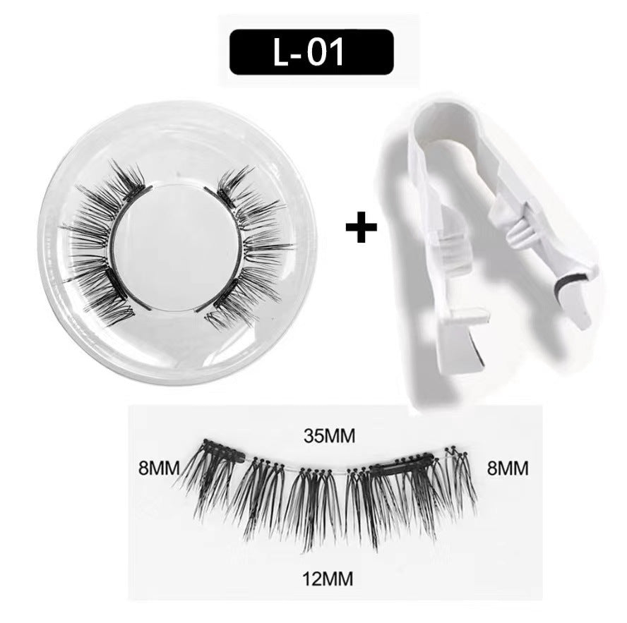Magnetic glue-free false eyelash kit