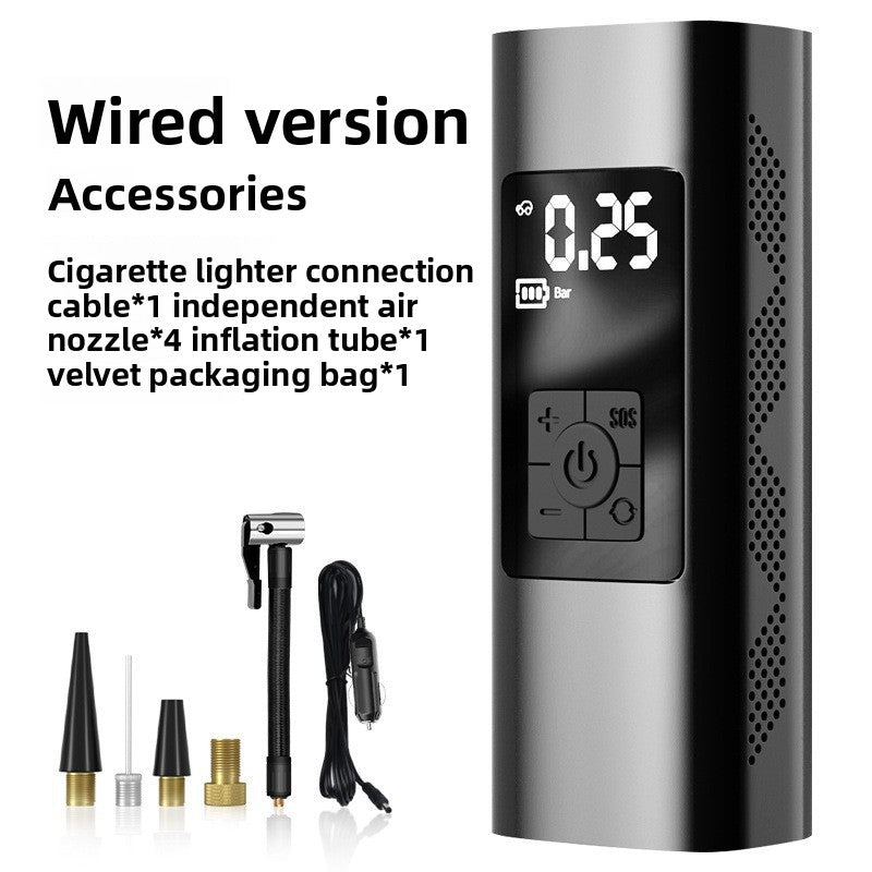Car Inflator Car Tire Inflator Wireless Digital Display Inflator Car Charging Wireless Automatic Inflator