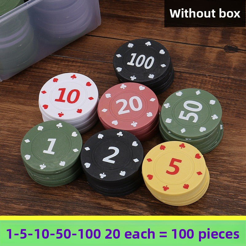 Plastic Poker Chips for Card Games