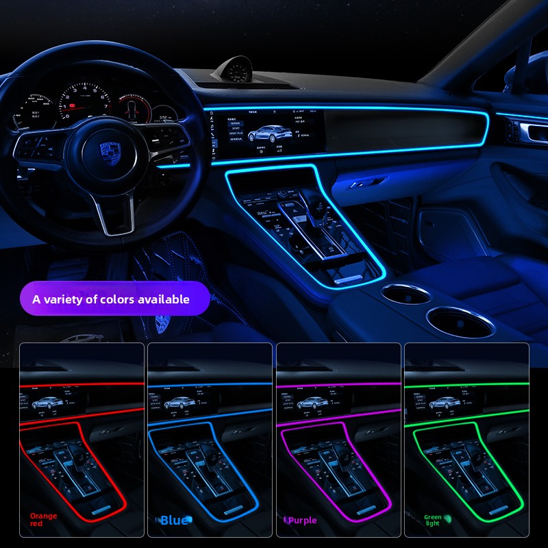 USB Car Interior LED Atmosphere Lighting Strips