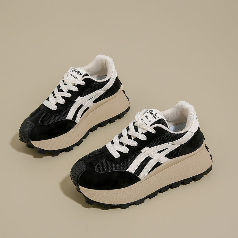 Women's casual platform chunky sneakers