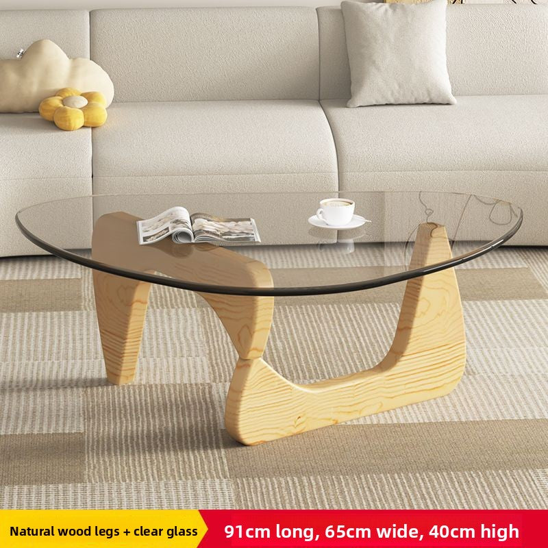 Simple and creative round coffee table