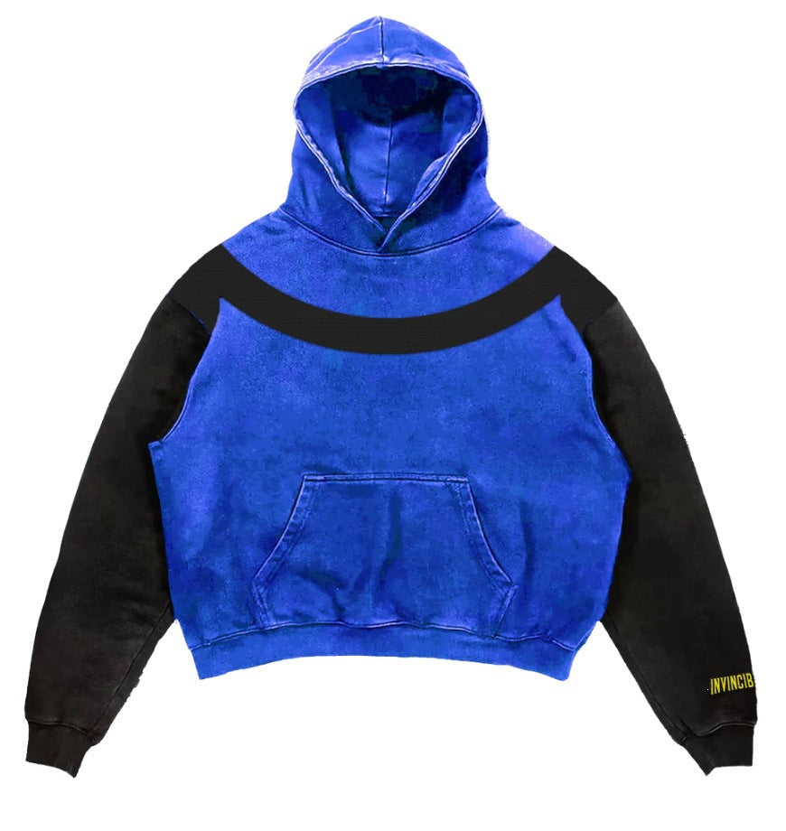 Hero Verse Men's Digital Print Hoodie | Relaxed Fit Streetwear Pullover