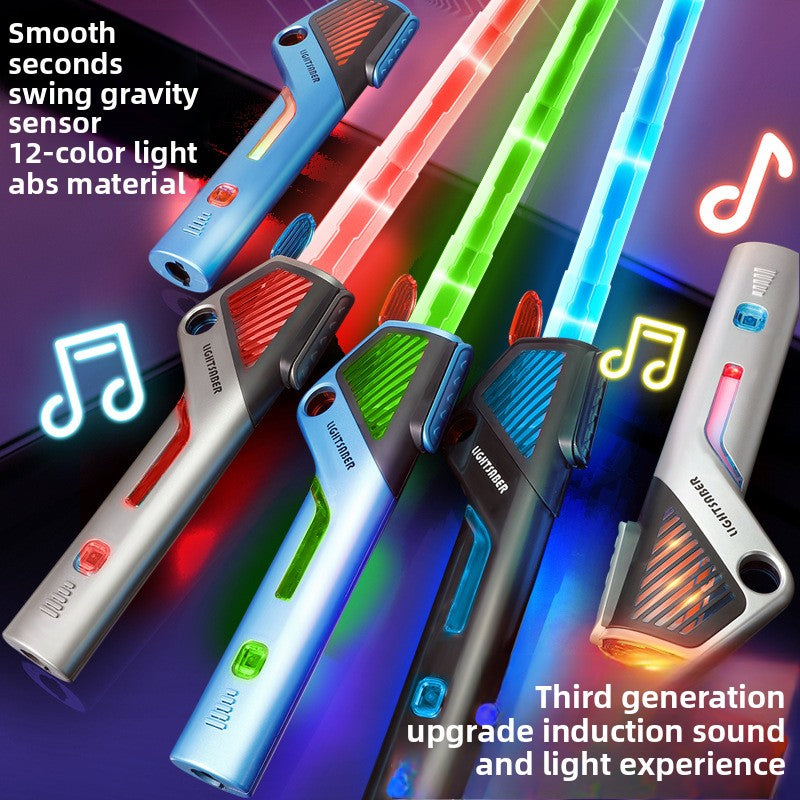 Two-in-one luminous laser sword
