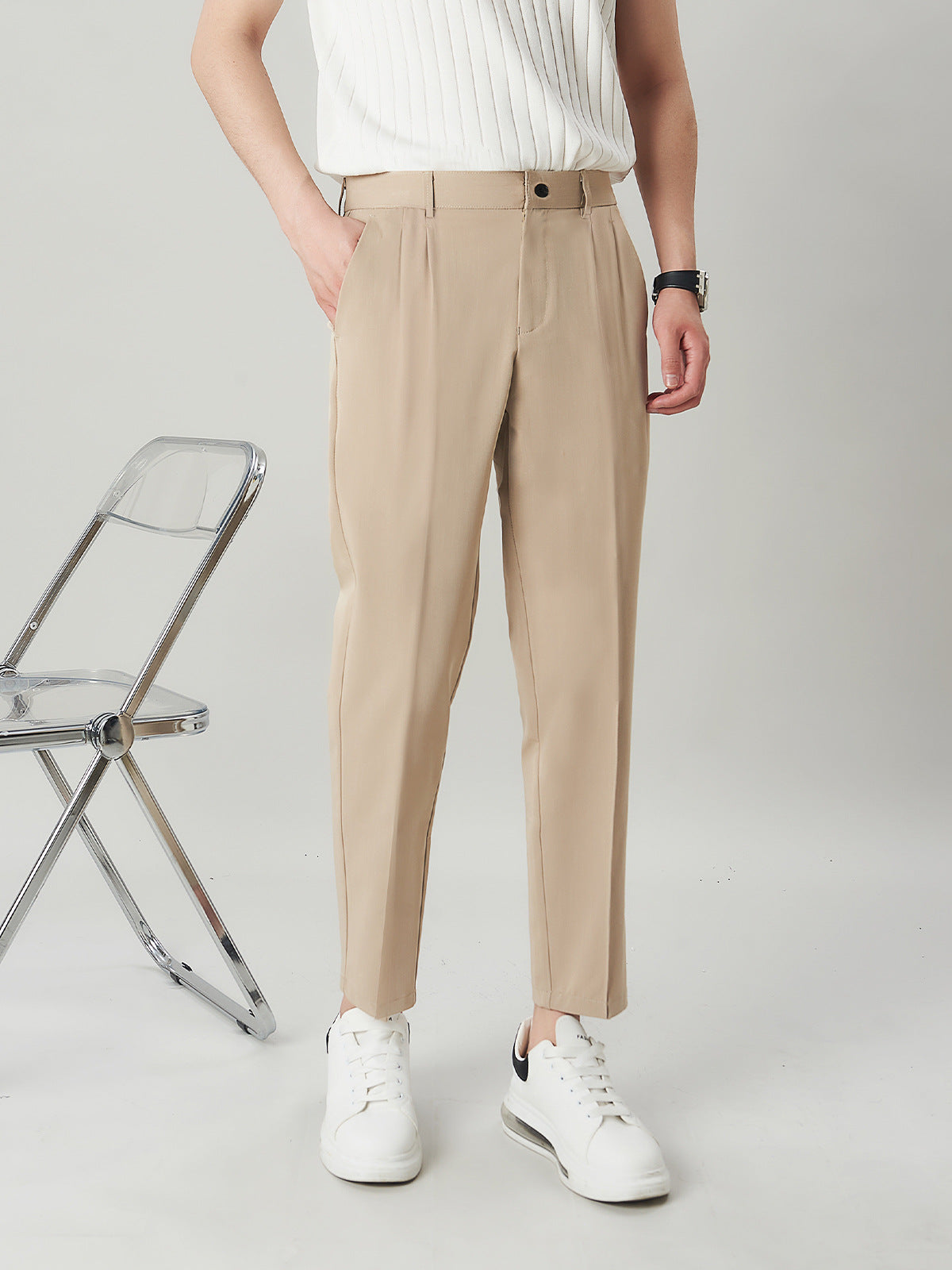 Men's Slim Fit Casual Dress Pants