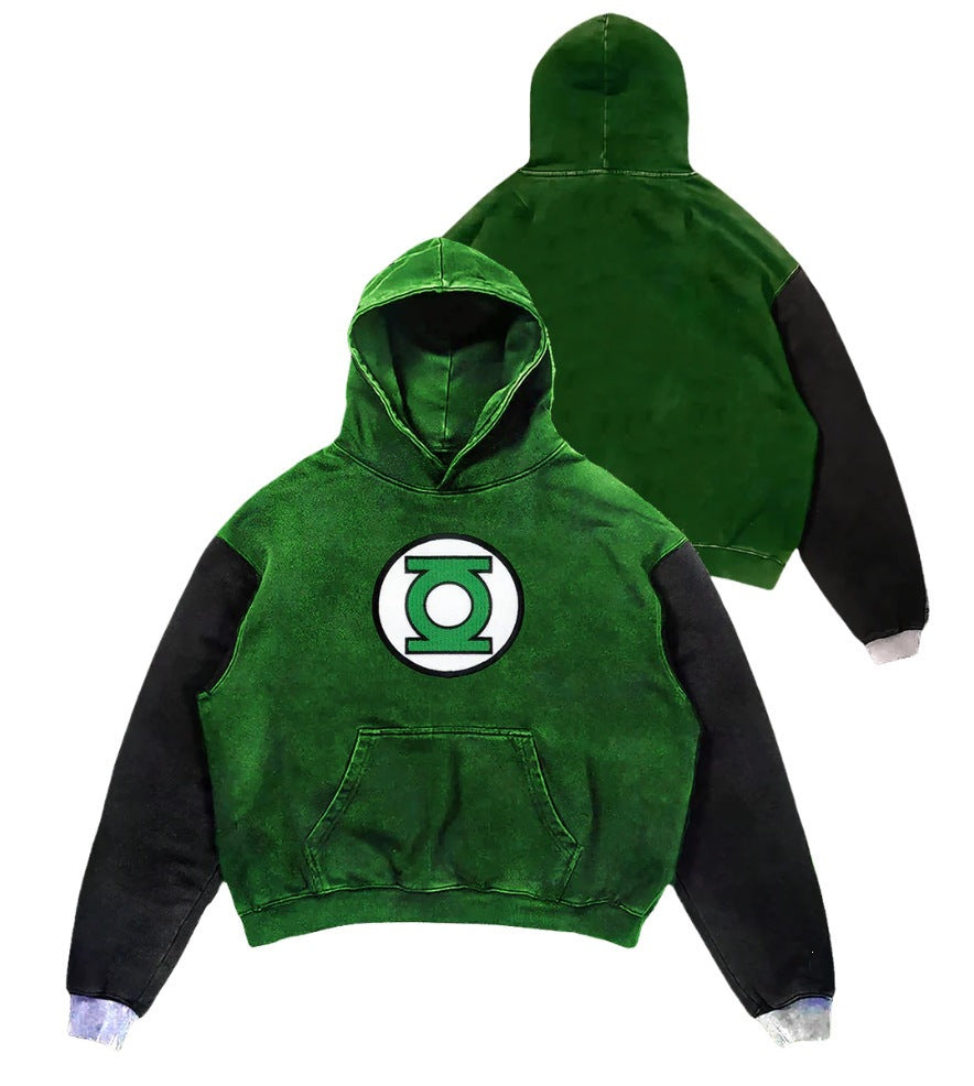 Hero Verse Men's Digital Print Hoodie | Relaxed Fit Streetwear Pullover