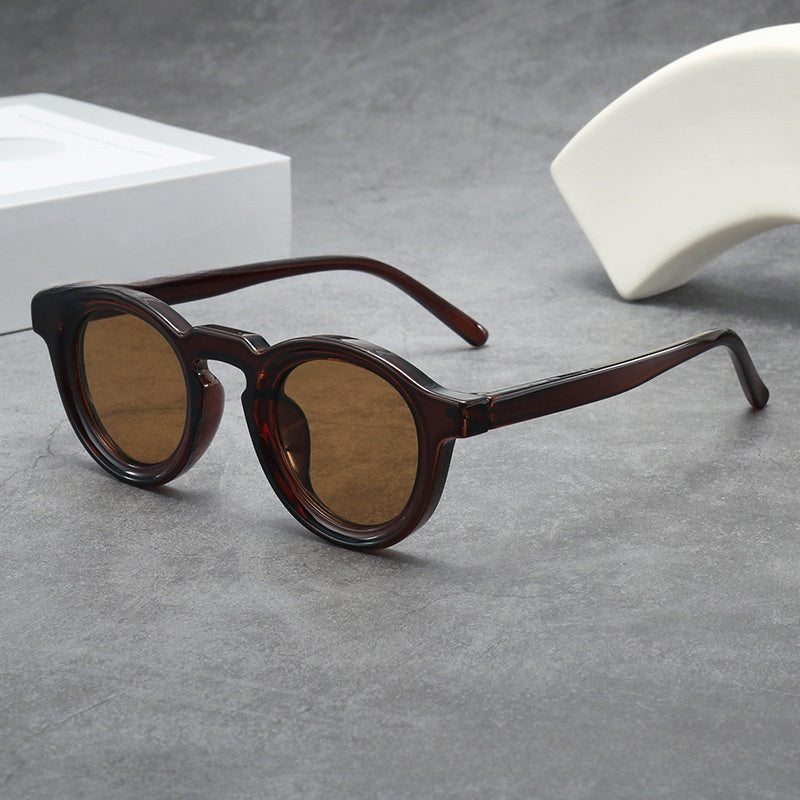 Retro Round UV Protection Sunglasses