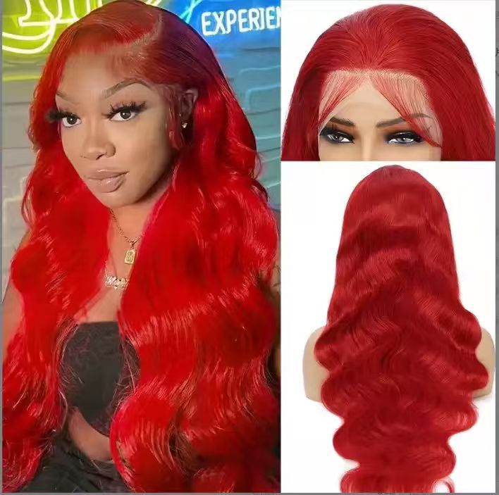 Aero Glam HD Lace Front Long Curly Wig | Heat-Resistant Natural Wave Body Unit