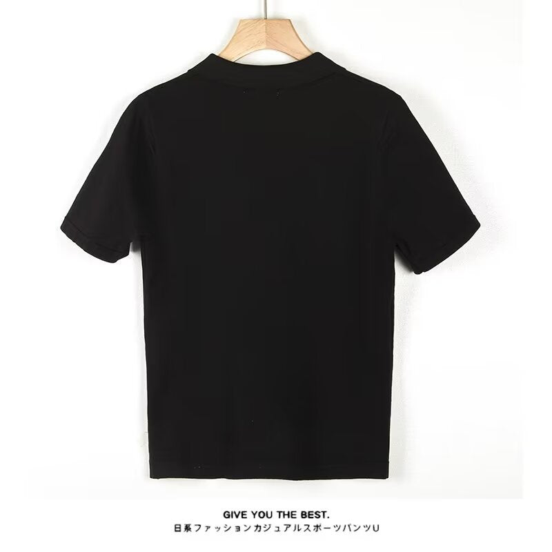 Men's Short Sleeve Lapel T-Shirt