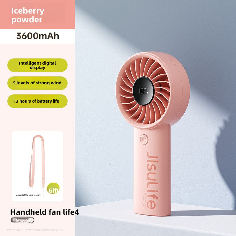 Portable USB Rechargeable Handheld Fan