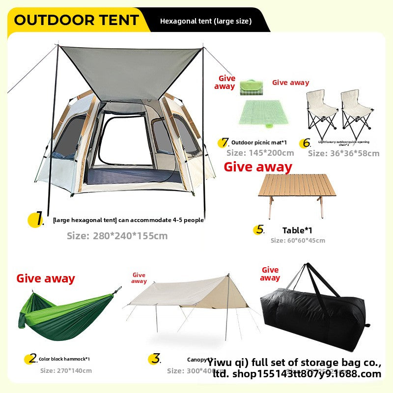 Automatic Foldable Waterproof Camping Tent