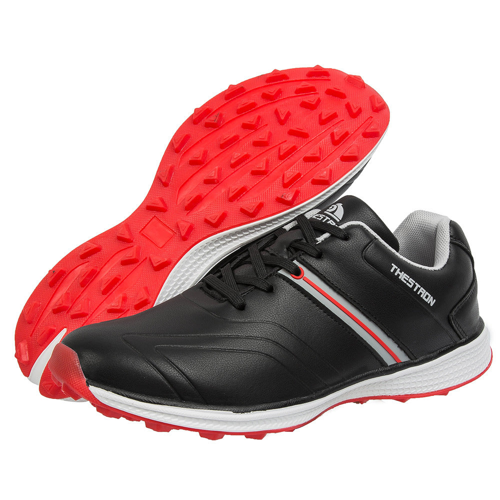 Mens Waterproof Golf Shoes Microfiber