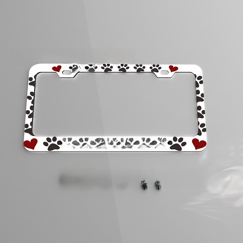 US Standard License Plate Frame with UV Coating