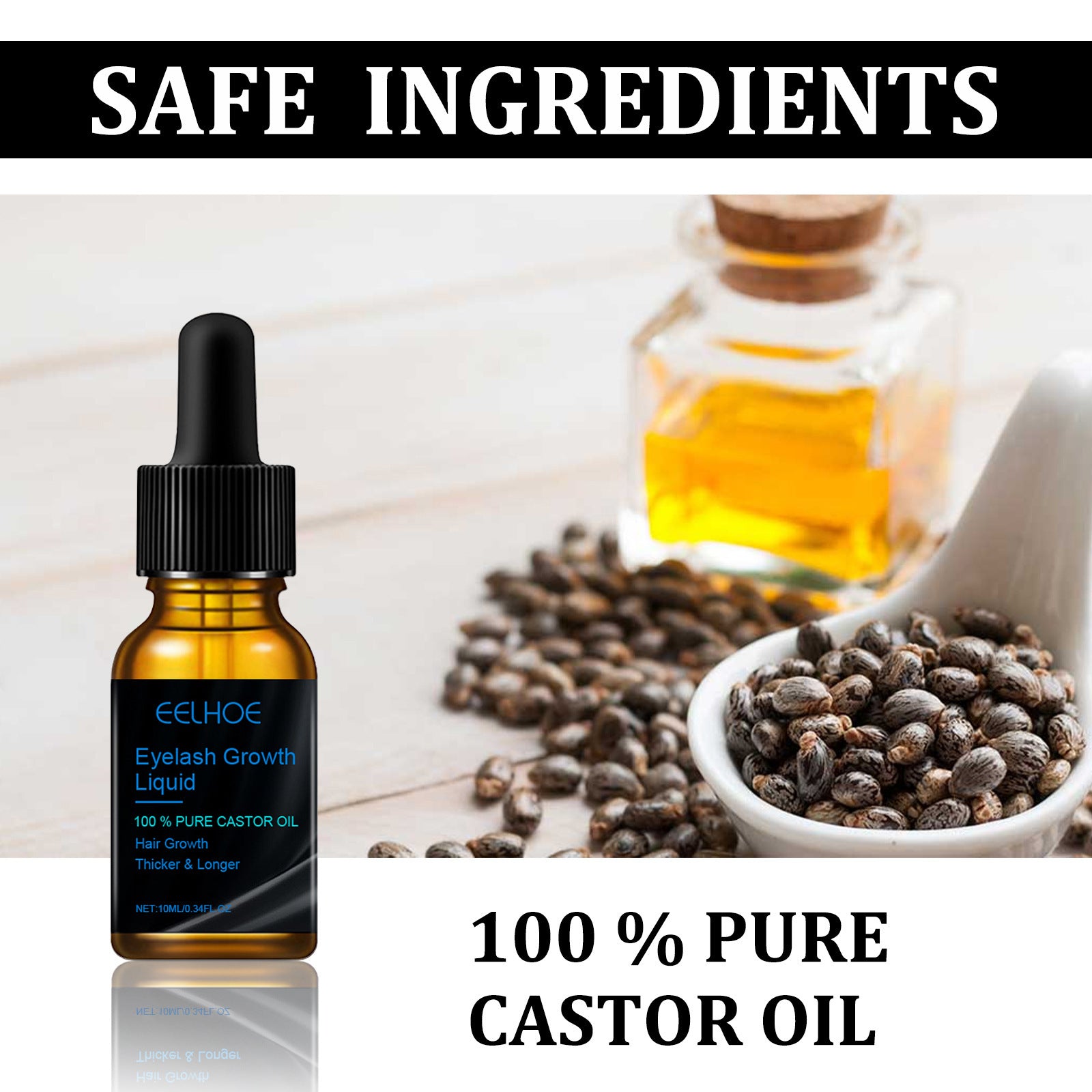 Castor Oil Mascara for Curling and Moisturizing