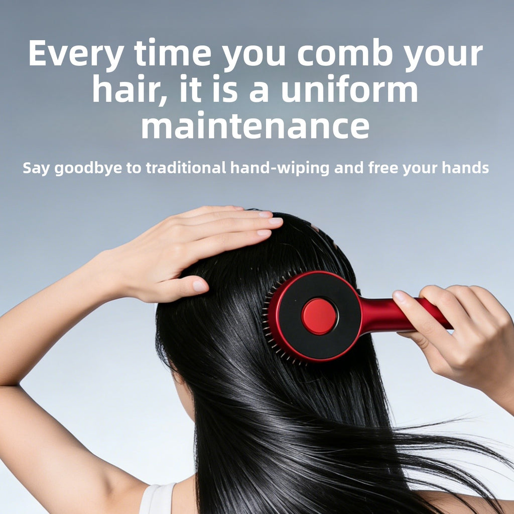 Electric Scalp Massager with Red Light Therapy