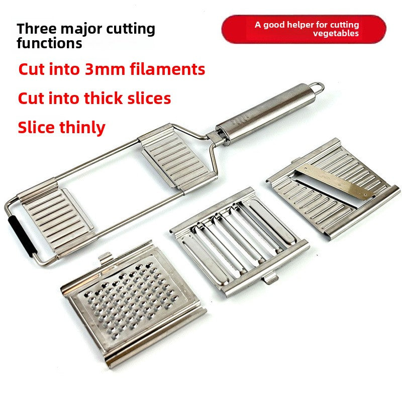 Multifunctional Manual Vegetable Slicer Stainless Steel Kitchen Tool