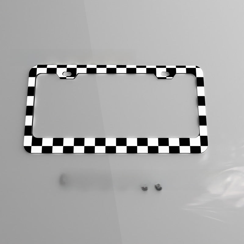US Standard License Plate Frame with UV Coating