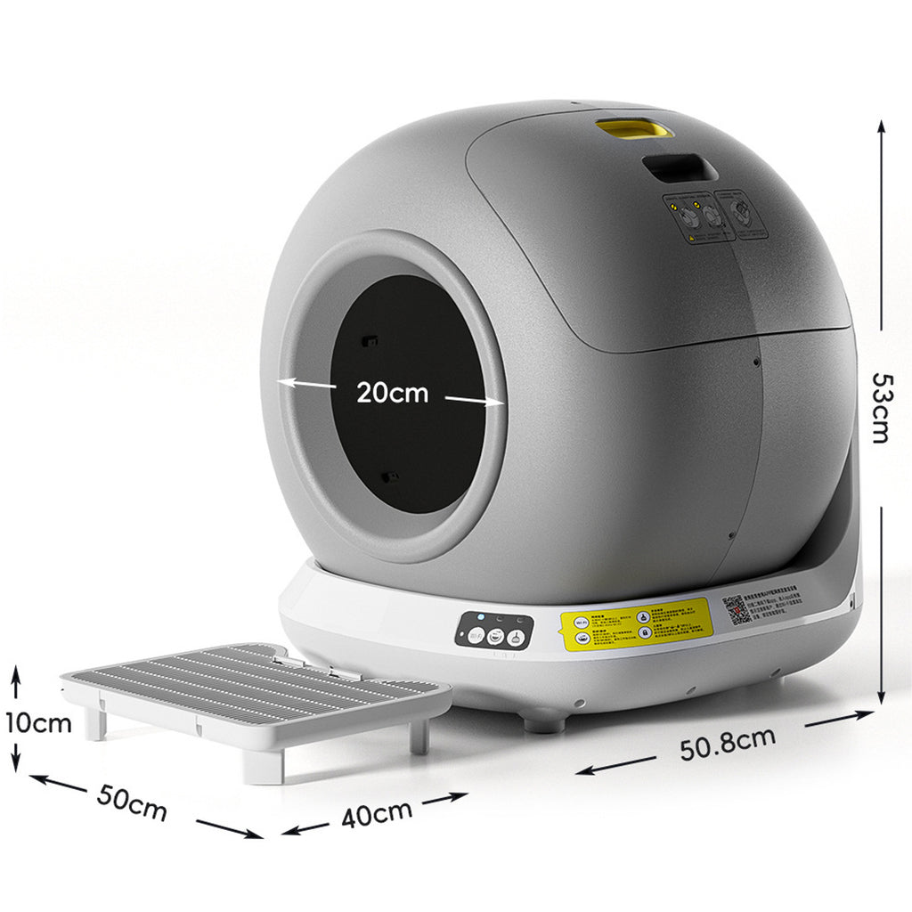 Smart Wi-Fi Automatic Cat Litter Box | App-Controlled Self-Cleaning