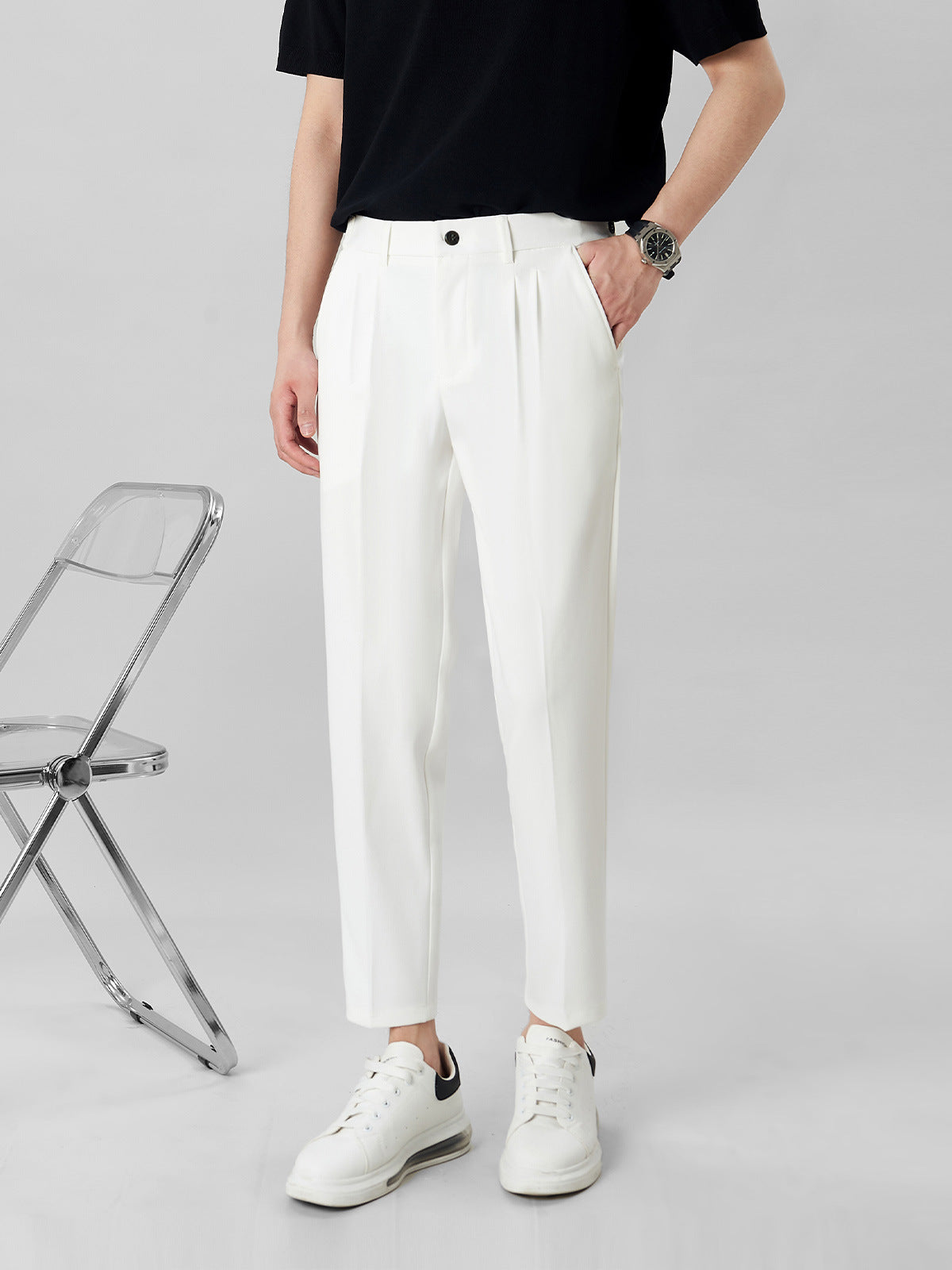 Men's Slim Fit Casual Dress Pants
