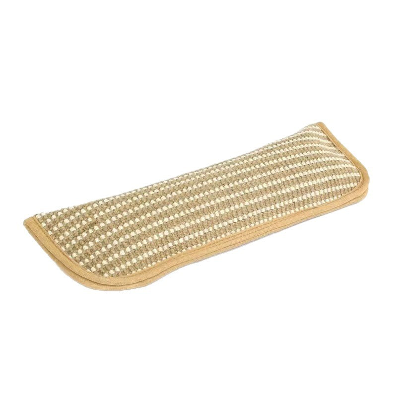 Sisal Catnip Cat Scratching Mat pillow | Bite-Resistant Fish Toy for Teeth Cleaning
