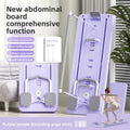 Multi-functional pole-mounted Pilates mat