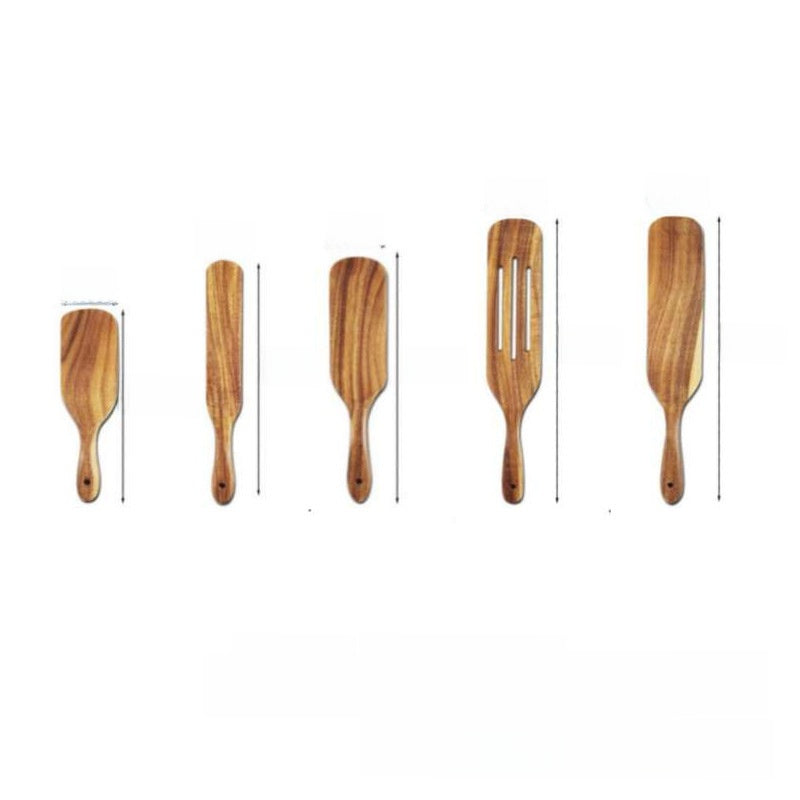 Acacia Wood 9-Piece Kitchen Utensil Set