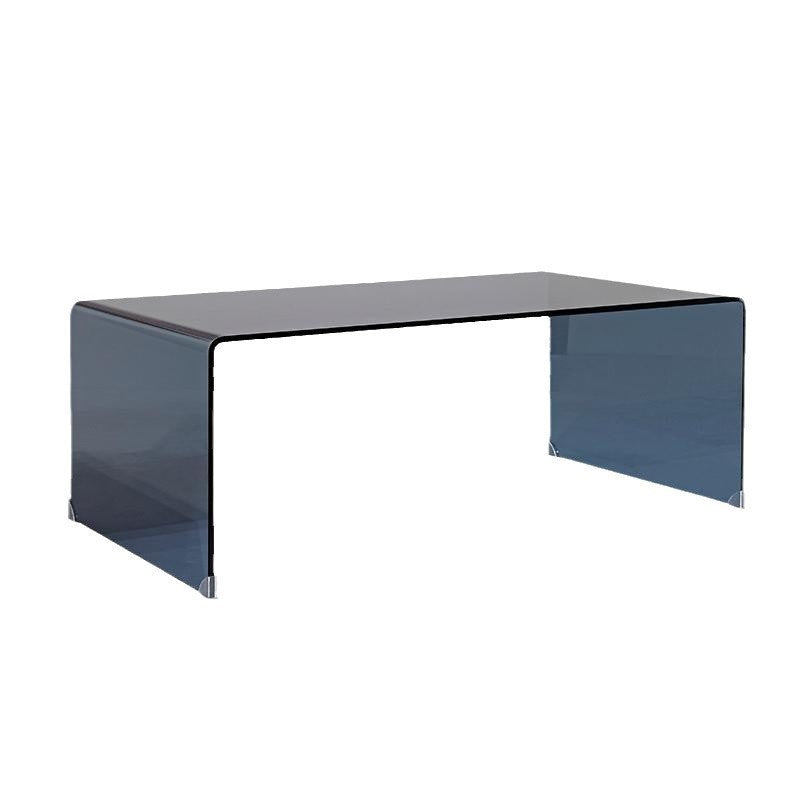 rectangular glass coffee table