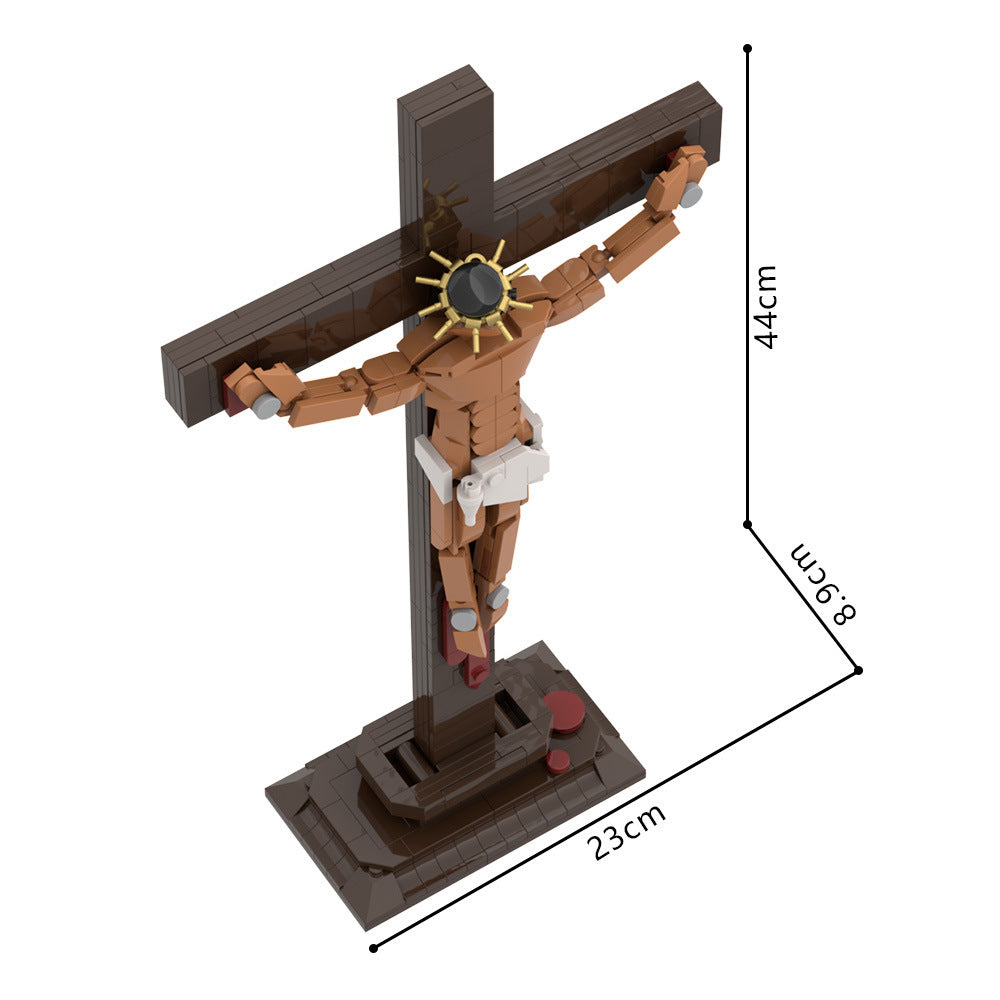 MOC Crucifixion Building Blocks Compatible with Major Brands