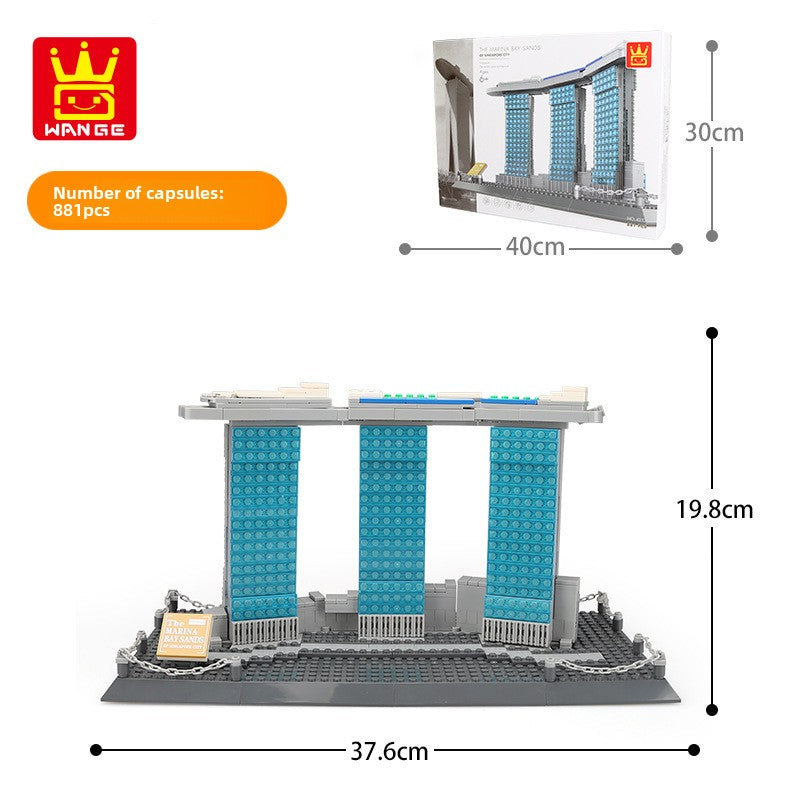 World Architecture Building Blocks kit Global Landmark Model sets