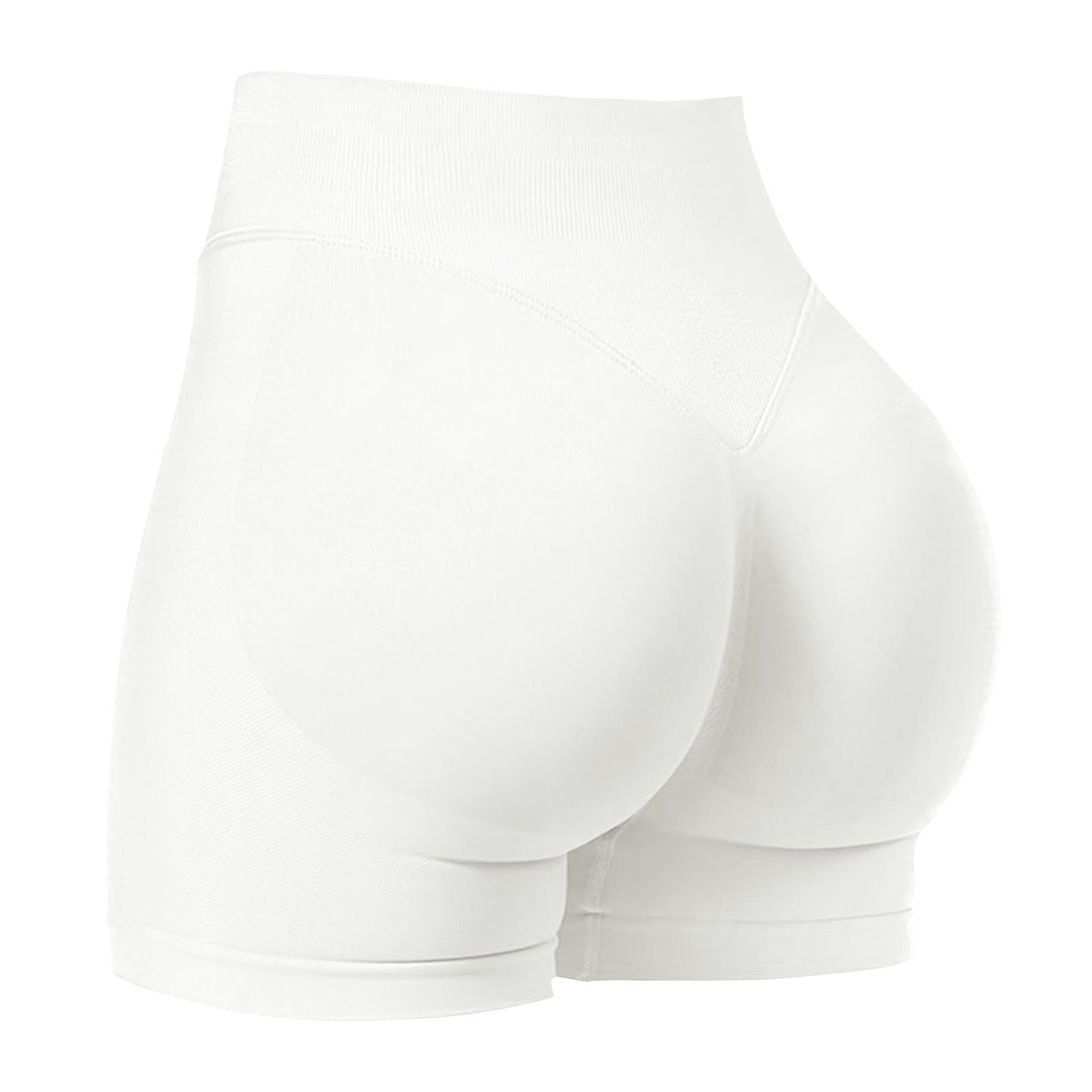 Womens High-Waisted Seamless Yoga Shorts