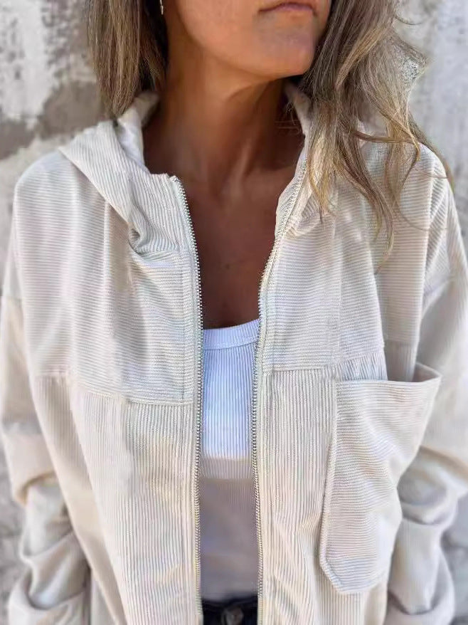 New Solid-Colored Women's Jacket