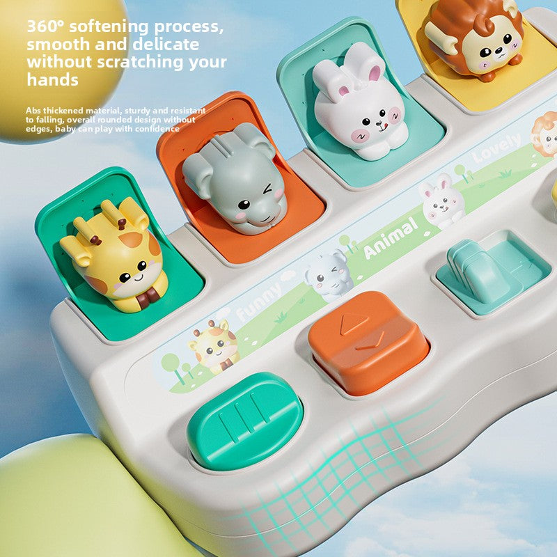 Children's Causality Pop-up Switch Box Toy Hide-and-seek 1-year-old Baby Machine Box Baby Educational Early Education
