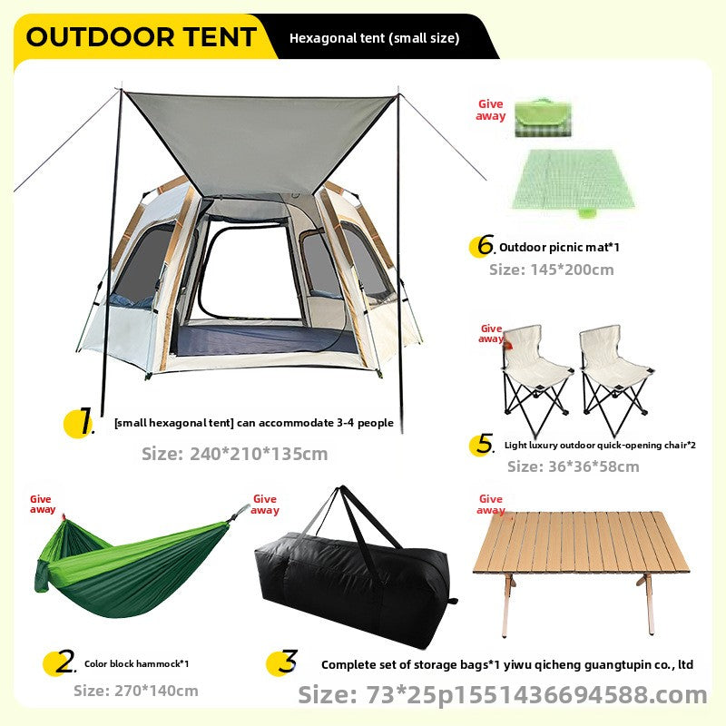 Automatic Foldable Waterproof Camping Tent