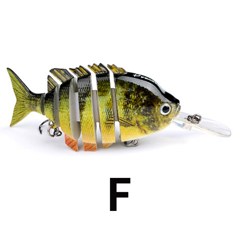 Hard Plastic Multi-Joint Fishing Lure
