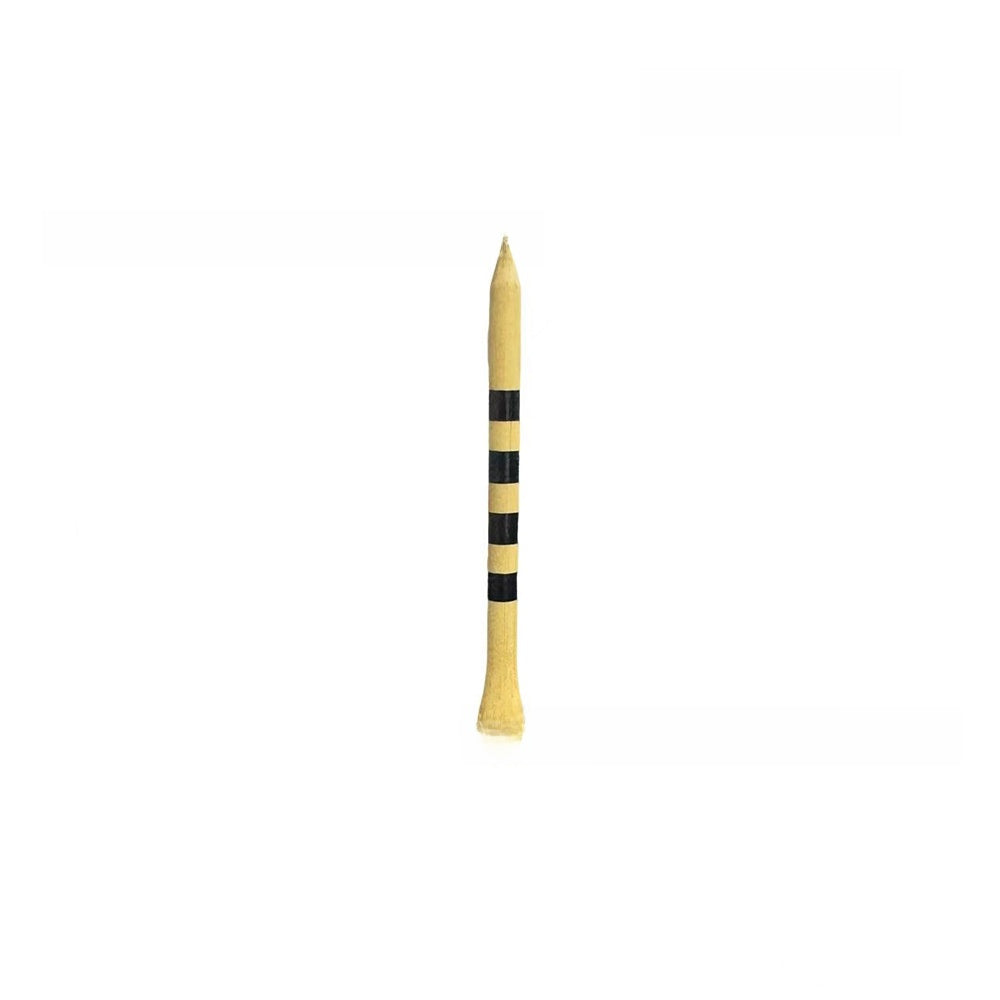 Wood Fiber Golf Tees with Customizable Stripes