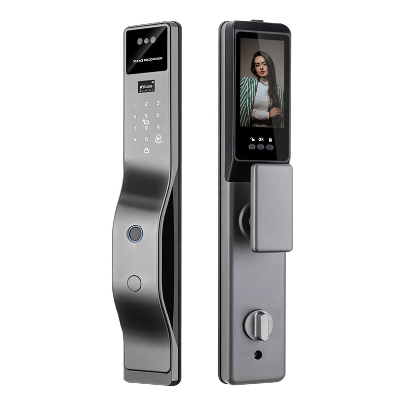 3D Face Recognition Fingerprint Smart Door Lock with Video Call