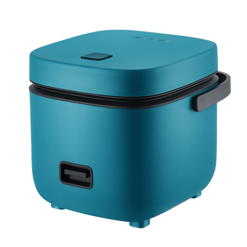 Mini Electric Rice Cooker For 1-2 People | Compact 200W Small Food Steamer & Warmer | Retro Square Multi-Functional Cooker For Apartments & Dorms