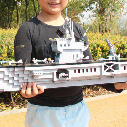 Military Aircraft Carrier Building Blocks Set