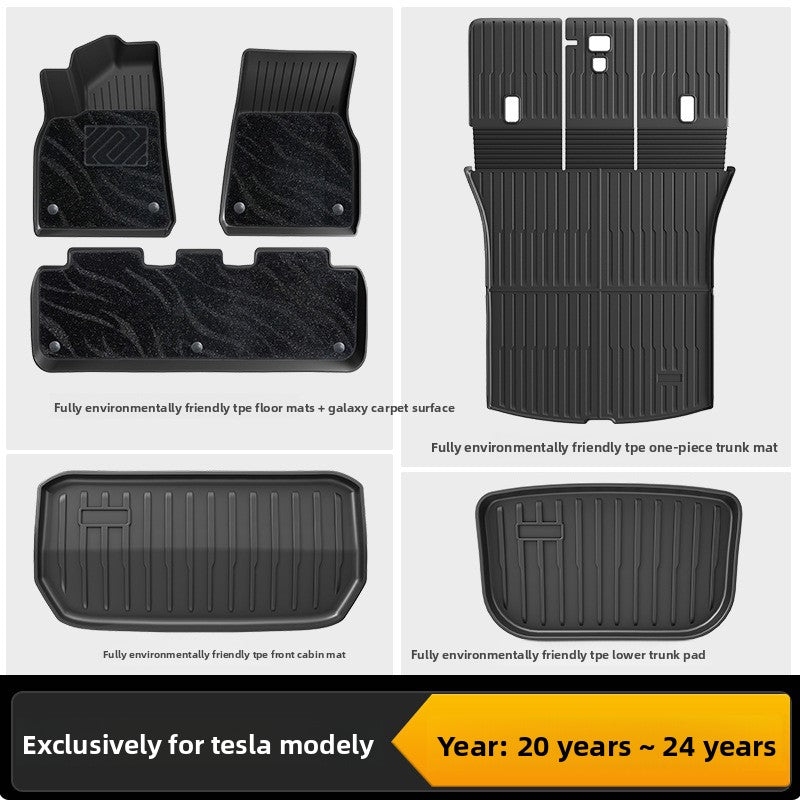 Tesla Model 3/Y Custom Fit TPE All-Weather Floor Mats