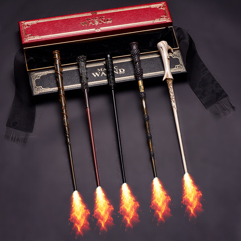 Premium Fire-Shooting Magic Wand Set – Ideal Cosplay Accessory for Wizards and Witches