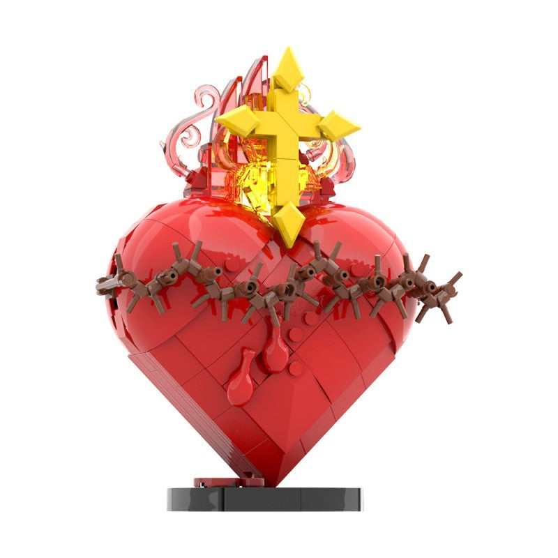 Heart of Thorns Building Block Model with Light