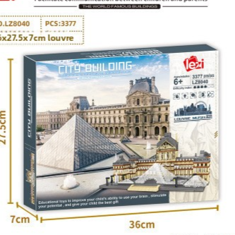 Imperial Architectural Series Micro-Diamond Landmark Exhibition Set
