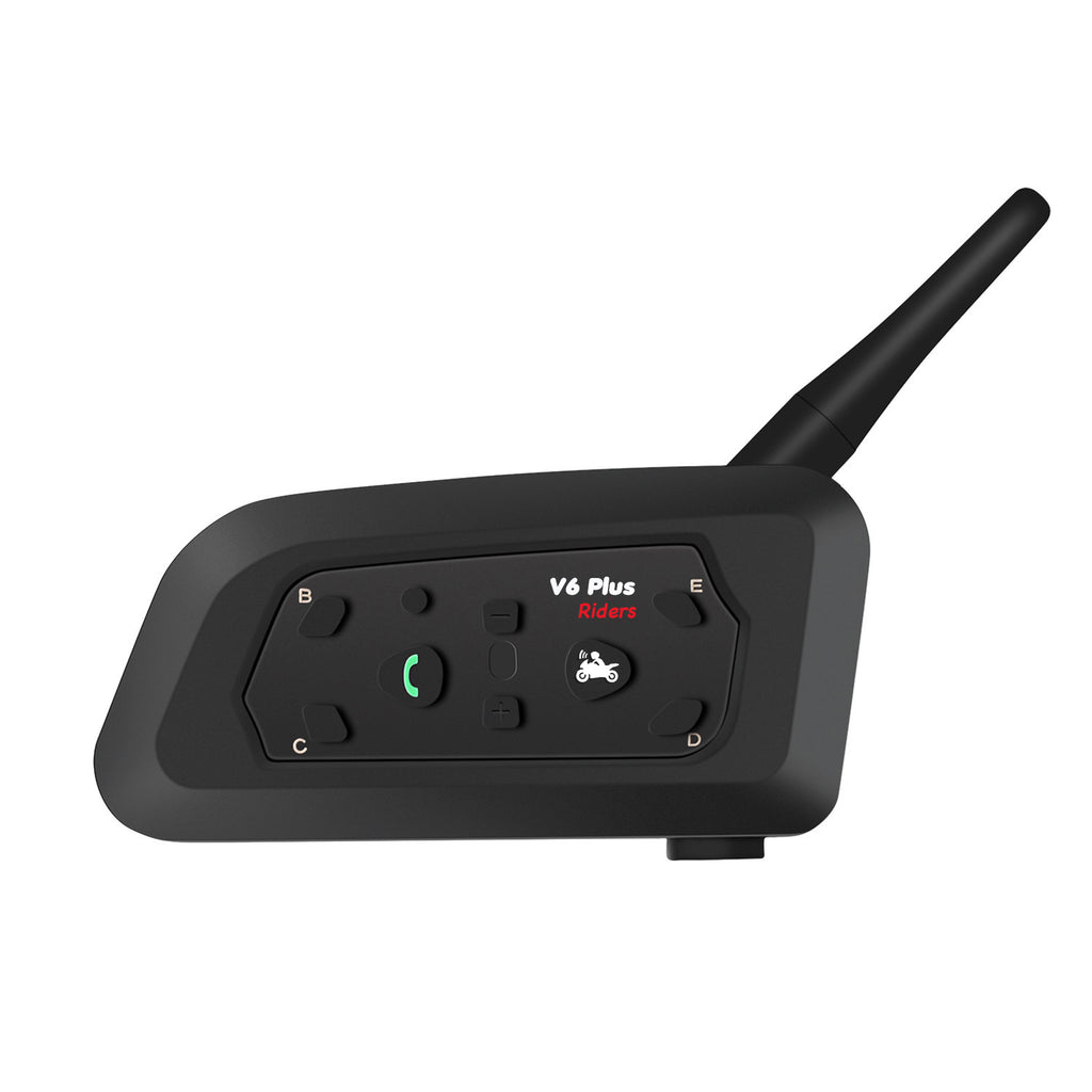 Motorcycle Helmet Bluetooth Headset V6Plus with Intercom