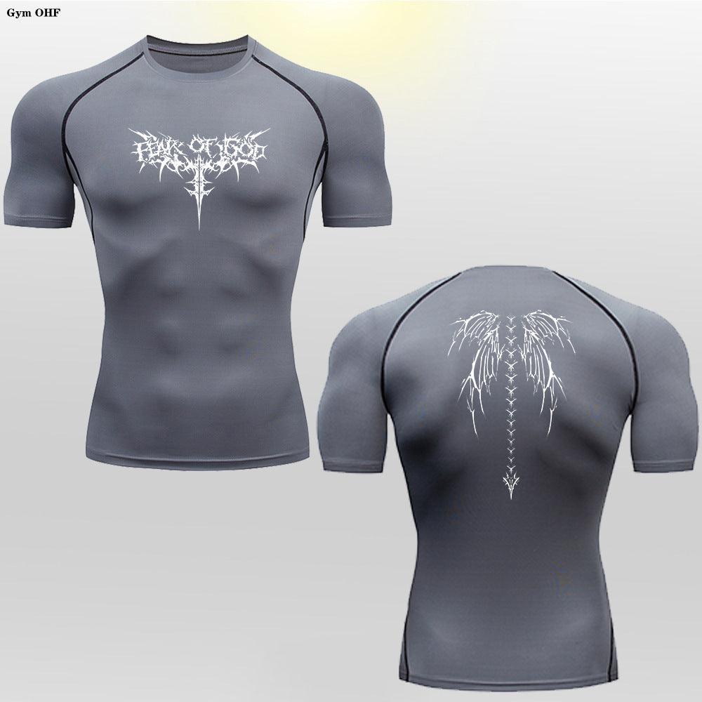 Anime Print Sports T-Shirt