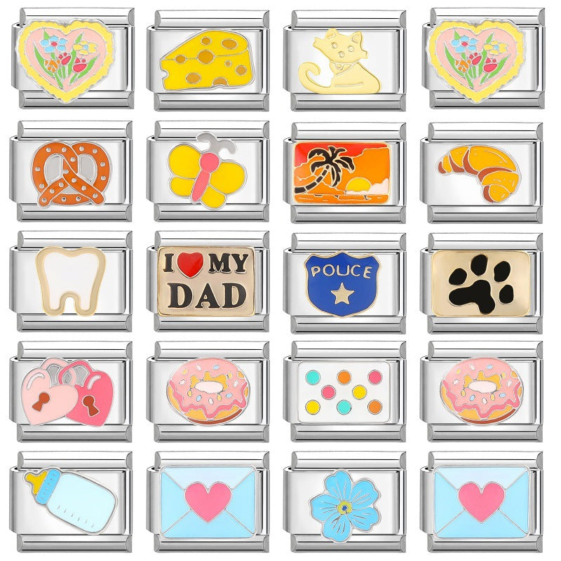 DIY Cartoon Food Charms for Bracelets